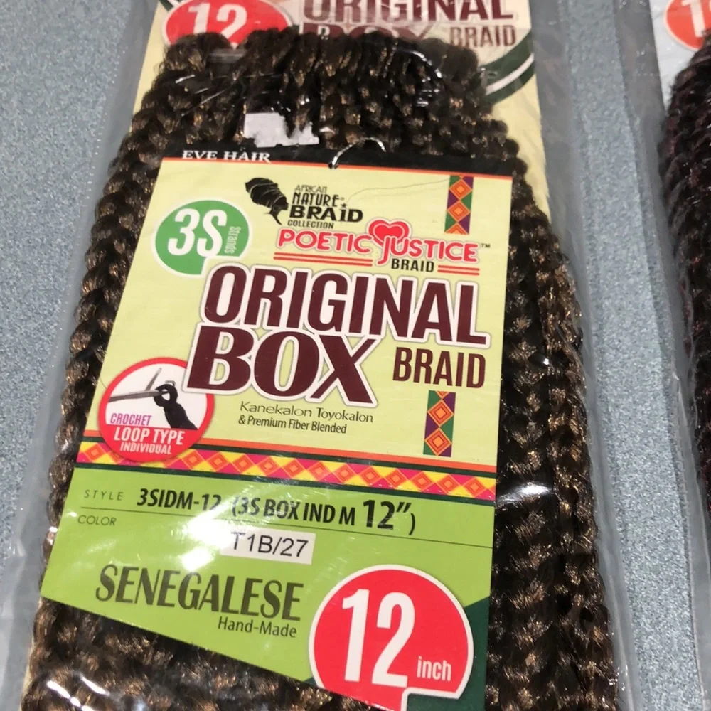 Crochet Loop Type Braids (lot of 3)